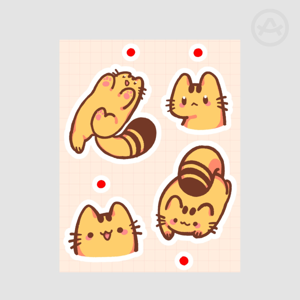 Cheeto & Mesh Red Dot Sticker Sheet