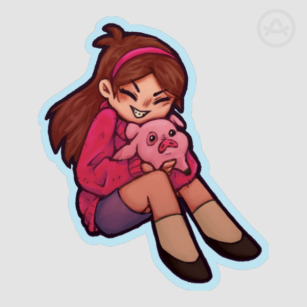 Mabel Pines Die Cut Sticker