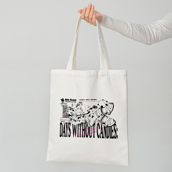 Days Without Candies BONBON Tote Bag