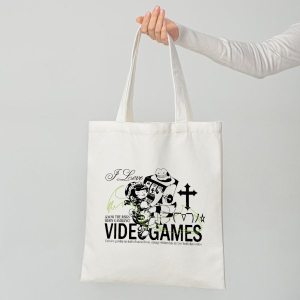 I Love Videogames EDEN Tote Bag
