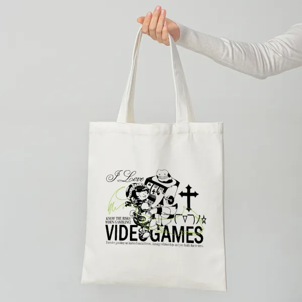 I Love Videogames EDEN Tote Bag