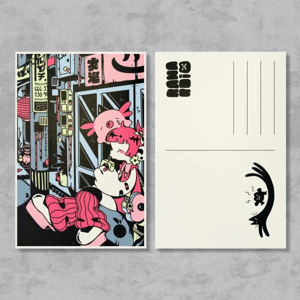 Puri Puri Exitium BONBON Postcard