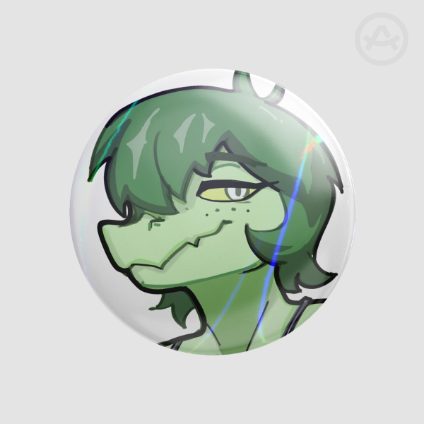 Olivia Round Badge (Button Pin)