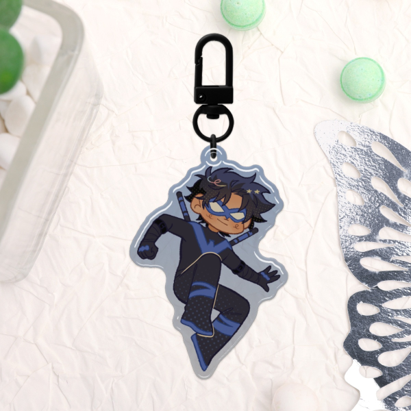 Nightwing keychain
