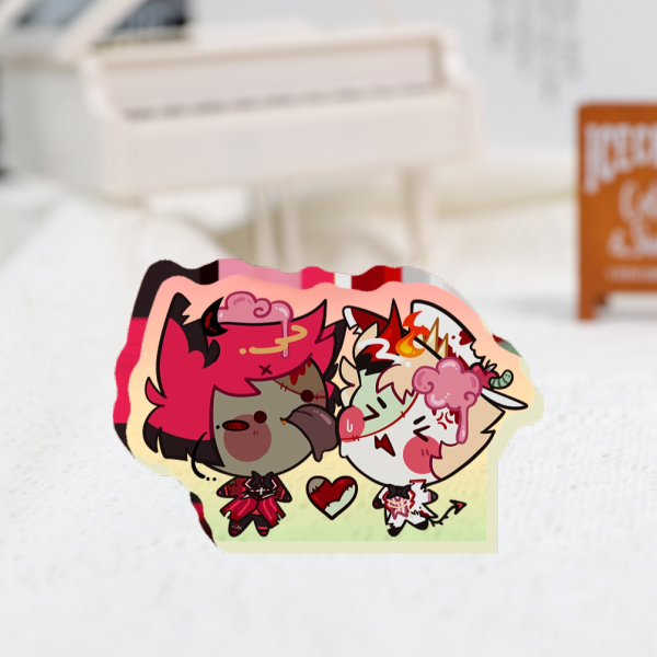 RadioApple Halloween Zombie 5cm Thick Acrylic Stand [Hazbin Hotel]