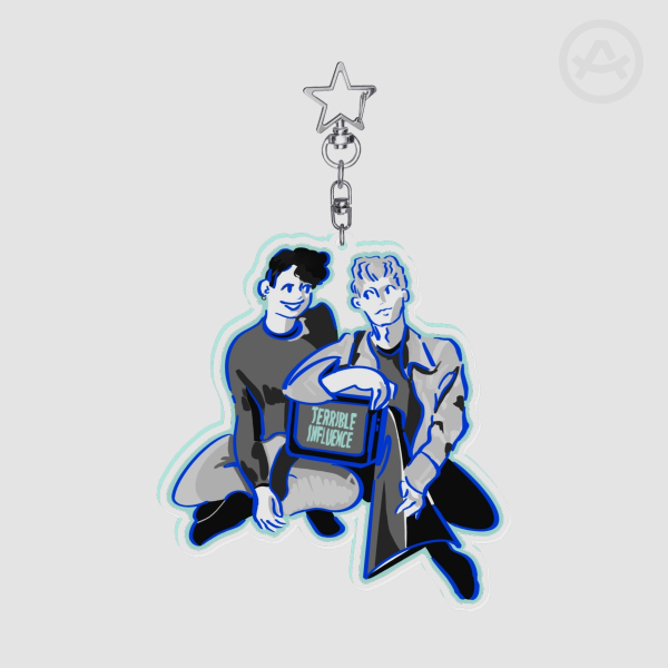 Dan and Phil Acrylic Keychain