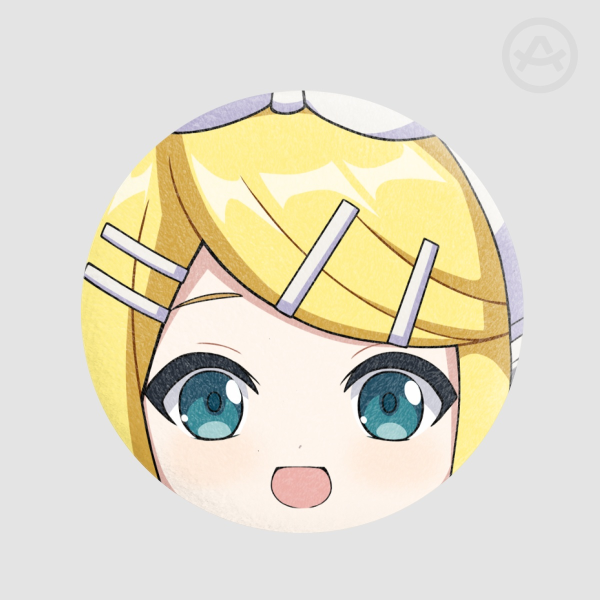 Kagamine Rin Plush Badge (Vocaloid)