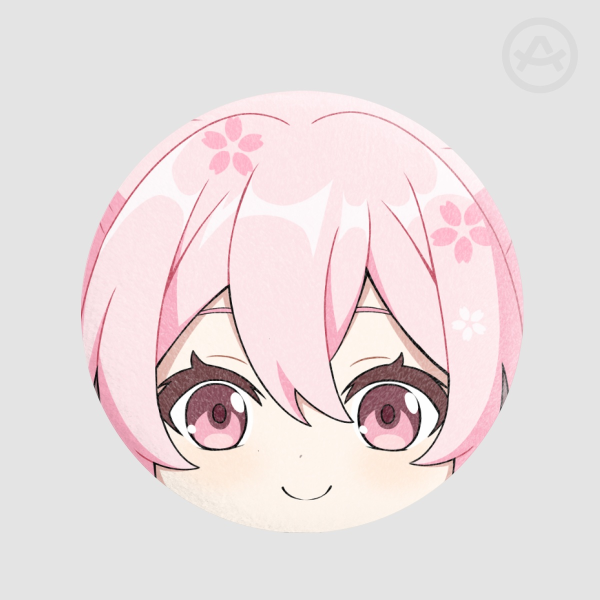 Sakura Miku Plush Badge (Vocaloid)