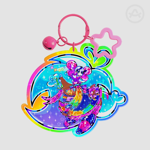 boyfish RAINBOW🌈 edge & bell keychain