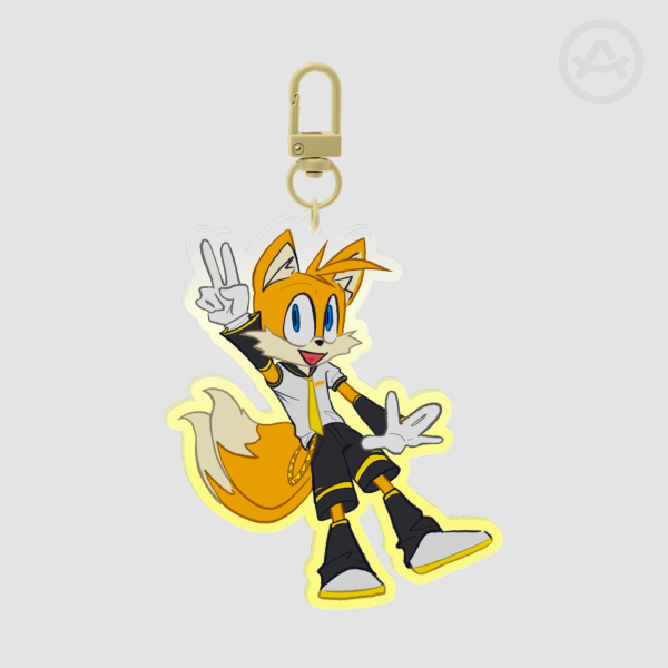 Tails acrylic charm