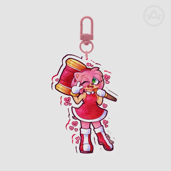 ꨄ︎ Amy rose Keychain ꨄ︎