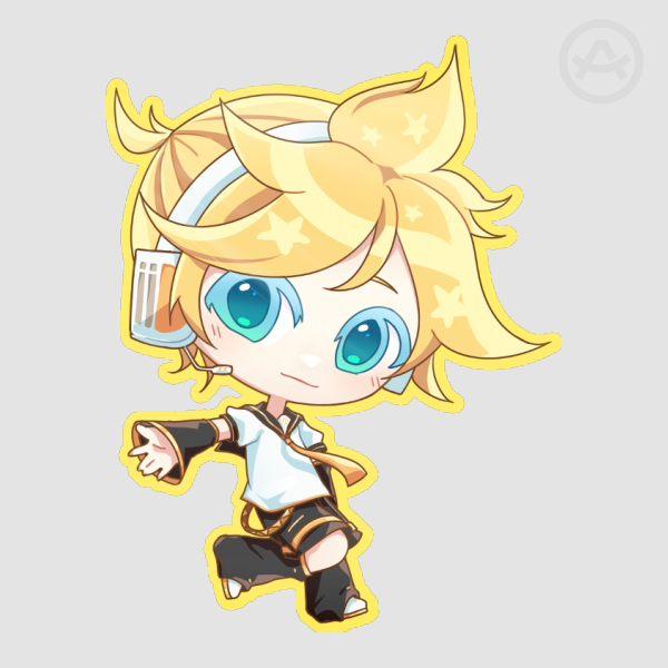 Kagamine Len Die Cut Sticker