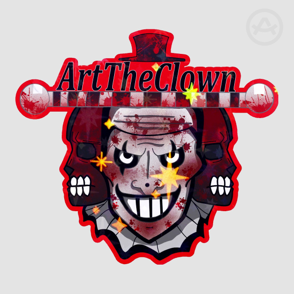 Art The Clown Deadly Circus Sticker
