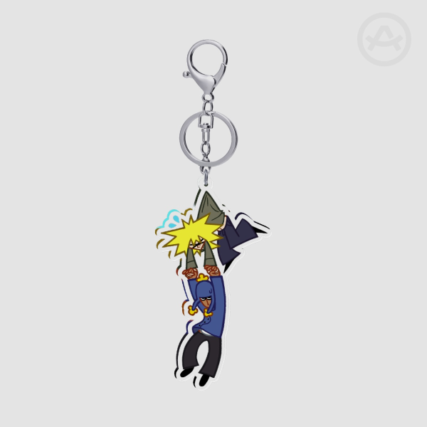 Creek Hanging On! Keychain