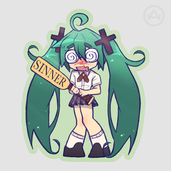 Rotten girl stickers