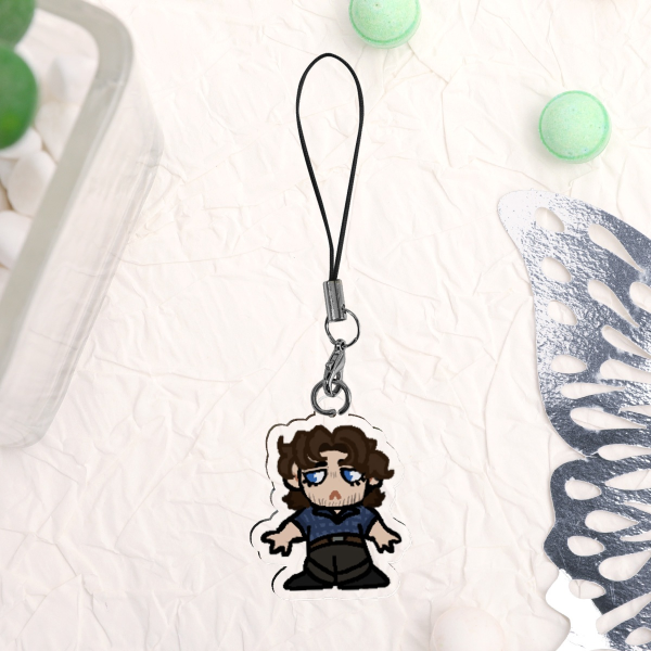 Will Graham acrylic phone charm
