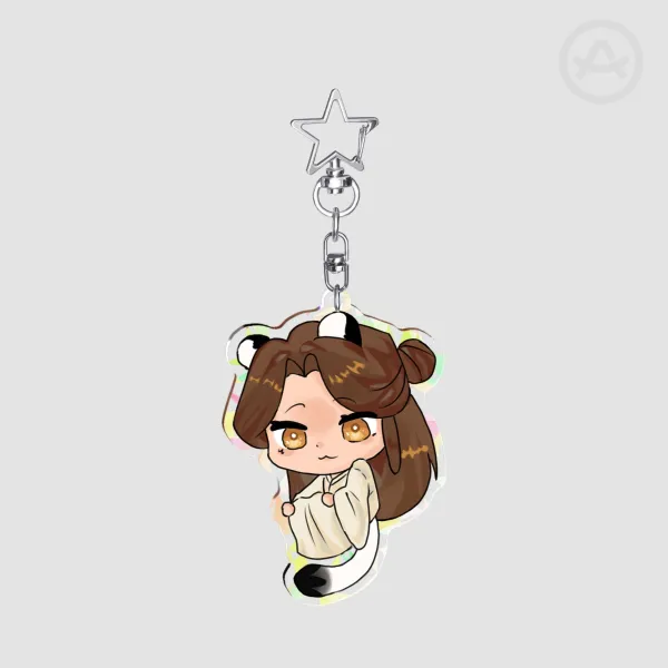 Broken Glass Acrylic Keychains - 2.76"(70mm), ①