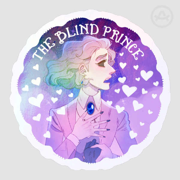 The Blind Prince Hologram Sticker