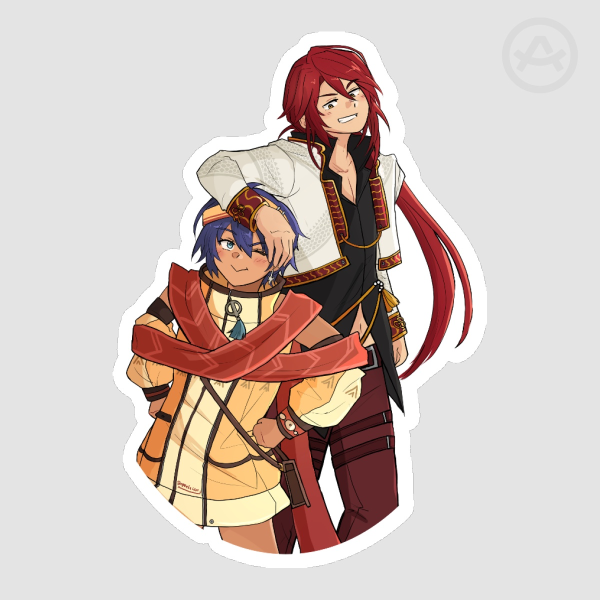 Red & Blue Besties 1