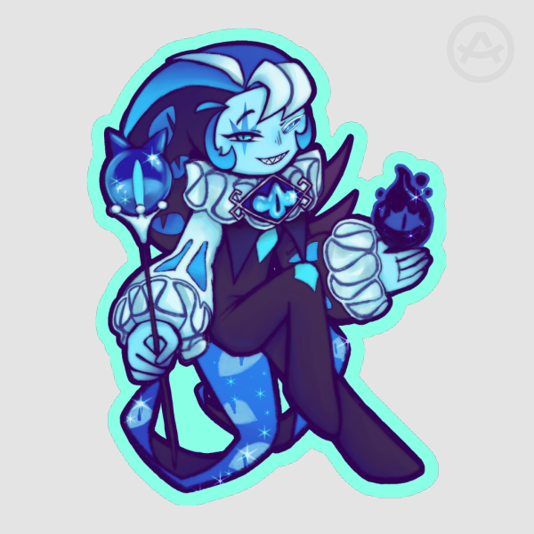 Shadow Milk Cookie Die Cut Sticker