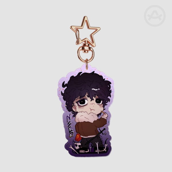 [PJO] Nico di Angelo Keychain/Acrylic Charm - Heroes of Olympus