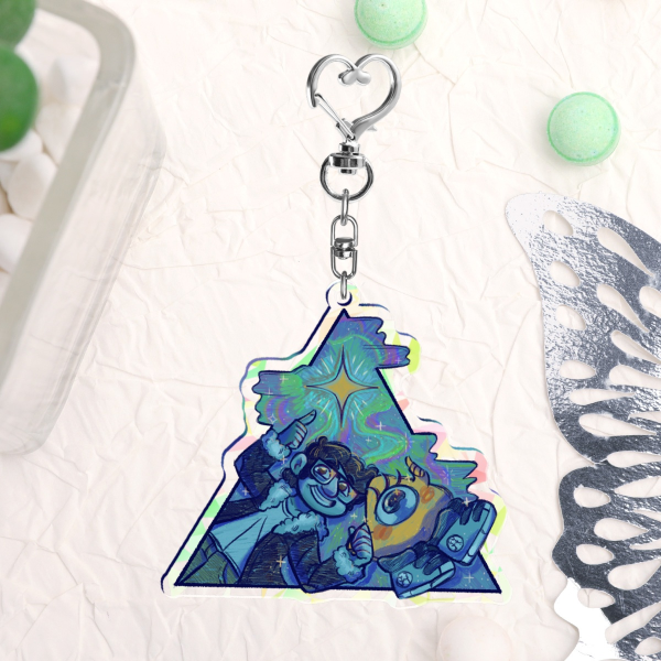 Billford Week: Day 8【Broken Glass Acrylic Keychain】