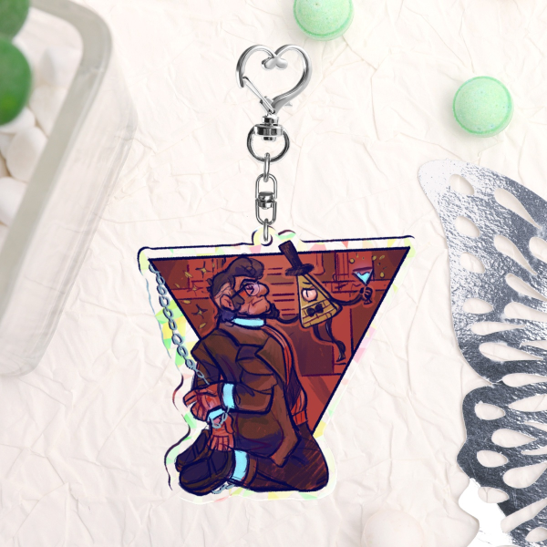 Billford Week: Day 5【Broken Glass Acrylic Keychain】