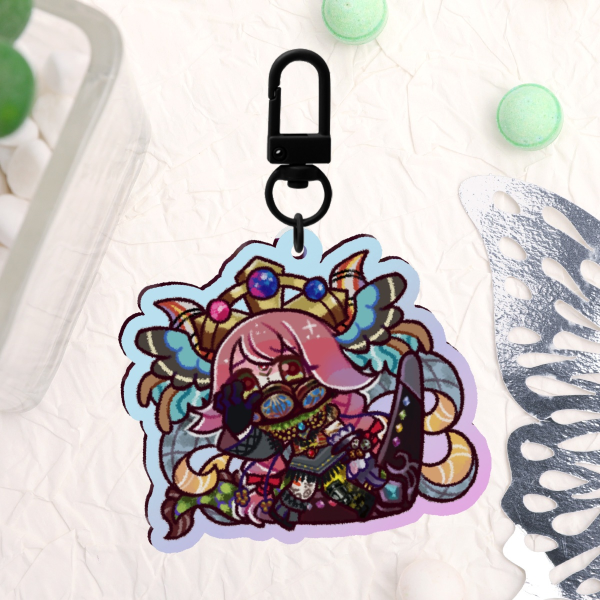 Kimochi Rabi Himuro (Magitober 2024)【Rainbow Acrylic Keychain】