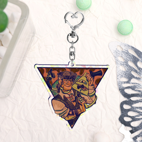 Billford Week: Day 7【Broken Glass Acrylic Keychain】