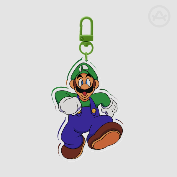 Running Luigi Keychain