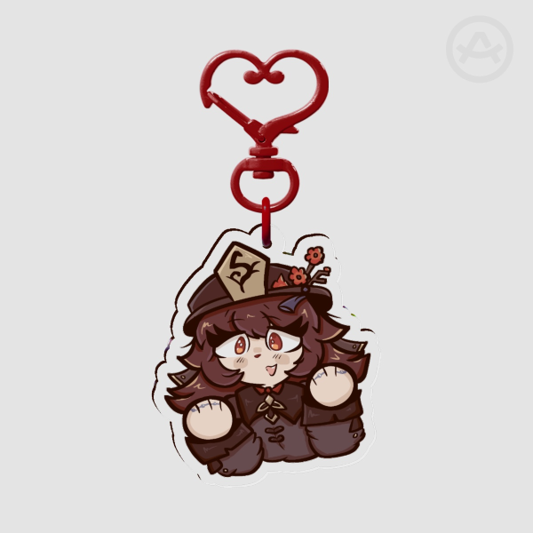 Hu Tao Acrylic Keychain