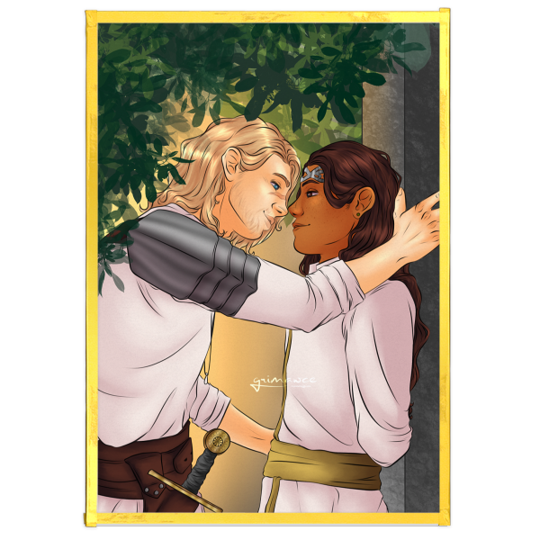 A Knight's Oath with Gold-edged - 5.8" x8.3"(148x210mm)