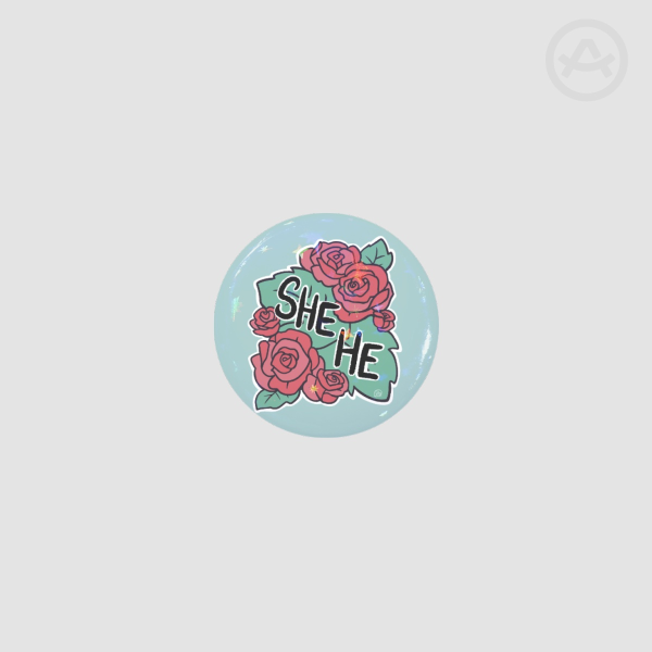 She/He - holo star Badge