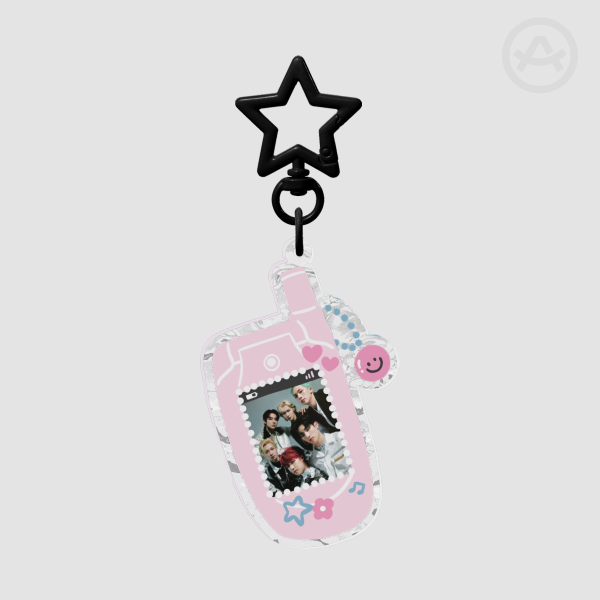 P1Harmony Flip Phone Keychain