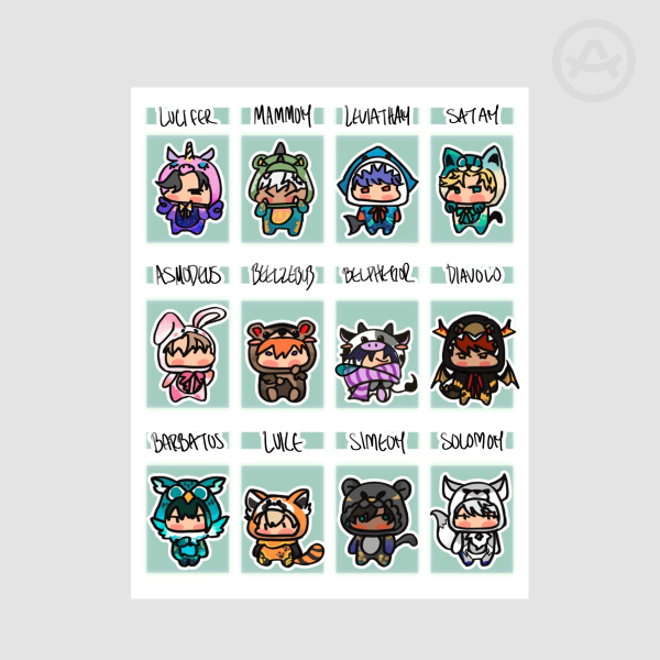 Fanmade OBM Sticker Sheet