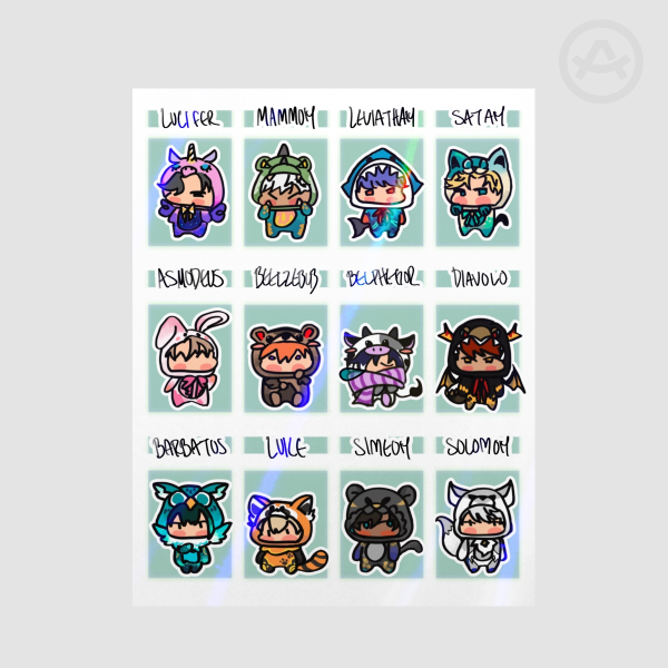 Fanmade OBM Sticker Sheet HOLO