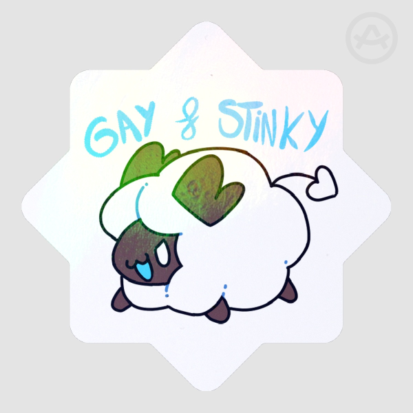 Sheepy  Die Cut Stickers