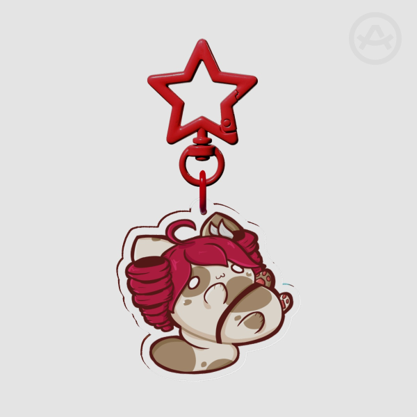 Kasane Teto Cat Acrylic Keychain