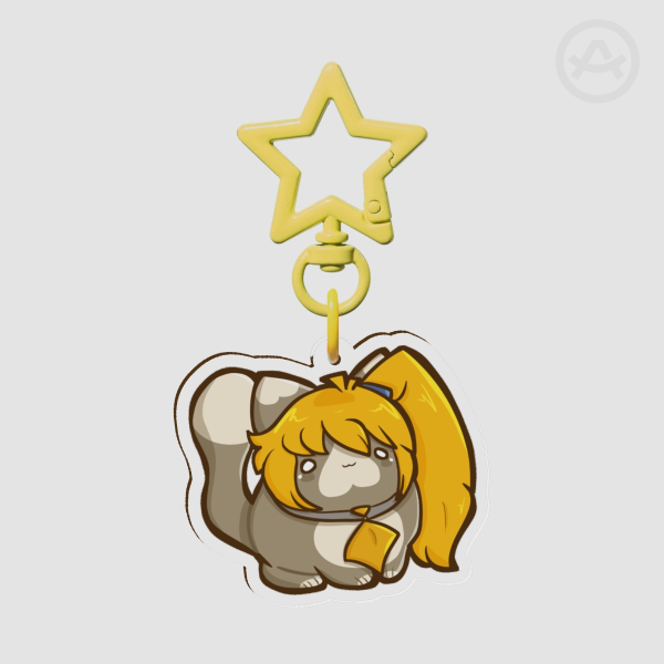 Akita Neru Cat Acrylic Keychain