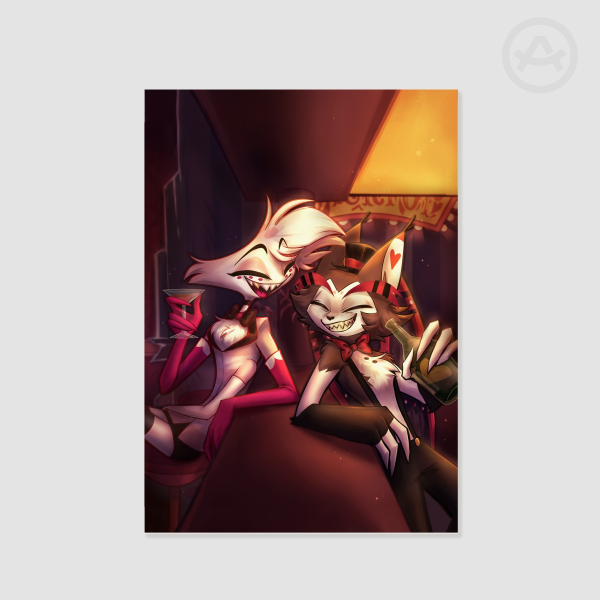 Huskerdust at the bar Poster