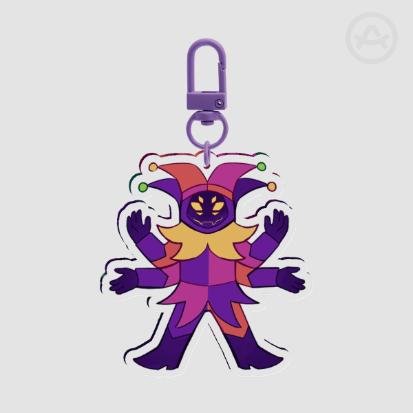 Halloween Jester Keychain