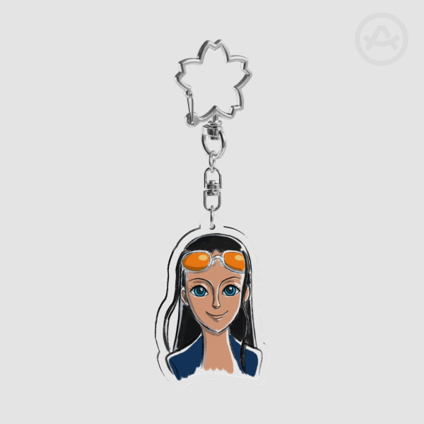 Nico Robin Clear Acrylic Keychains