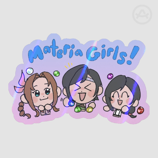 FF7 Aerith Yuffie Tifa sticker