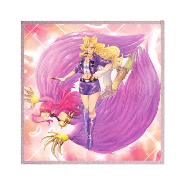 Mai & Cyberslash Harpie Art Board