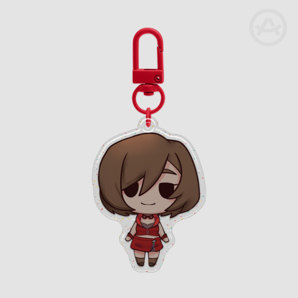 "Meiko V3" Epoxy Glitter Acrylic Keychain
