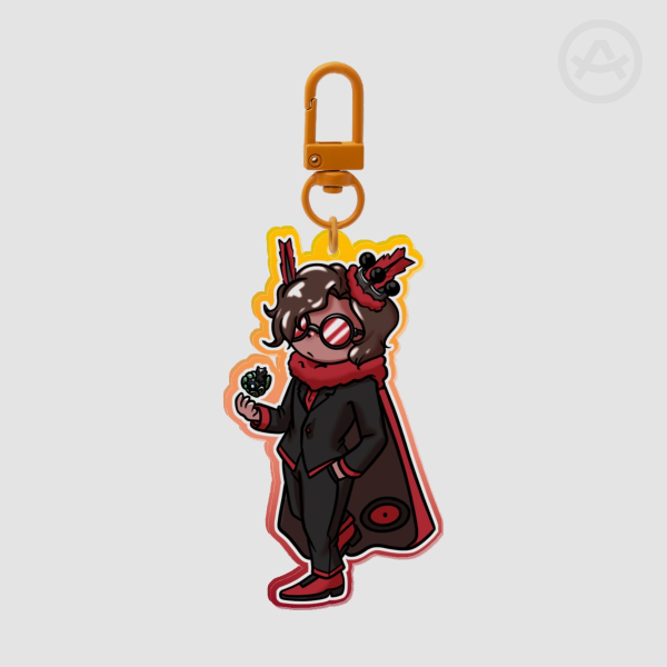 Eli Clear Acrylic Keychains