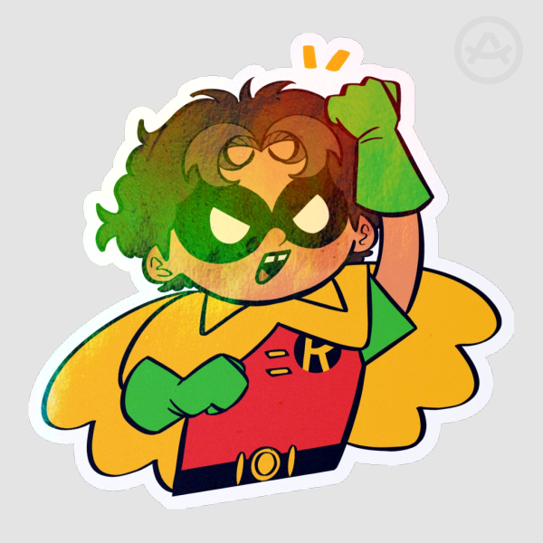 Jaybin holo rainbow sticker