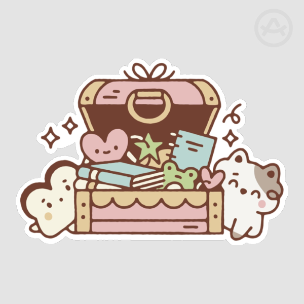 Unexpected Treasures Die Cut Sticker