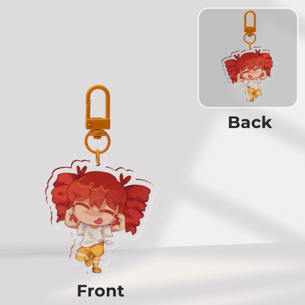 Birdbrain Teto - Vocaloid keychain
