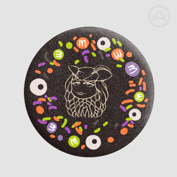 Cookie Cuties 2025 (Halloween Edition) - Pirate Captain Valerie Cookie Plush Badge